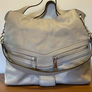 Gray Michael Kors handbag